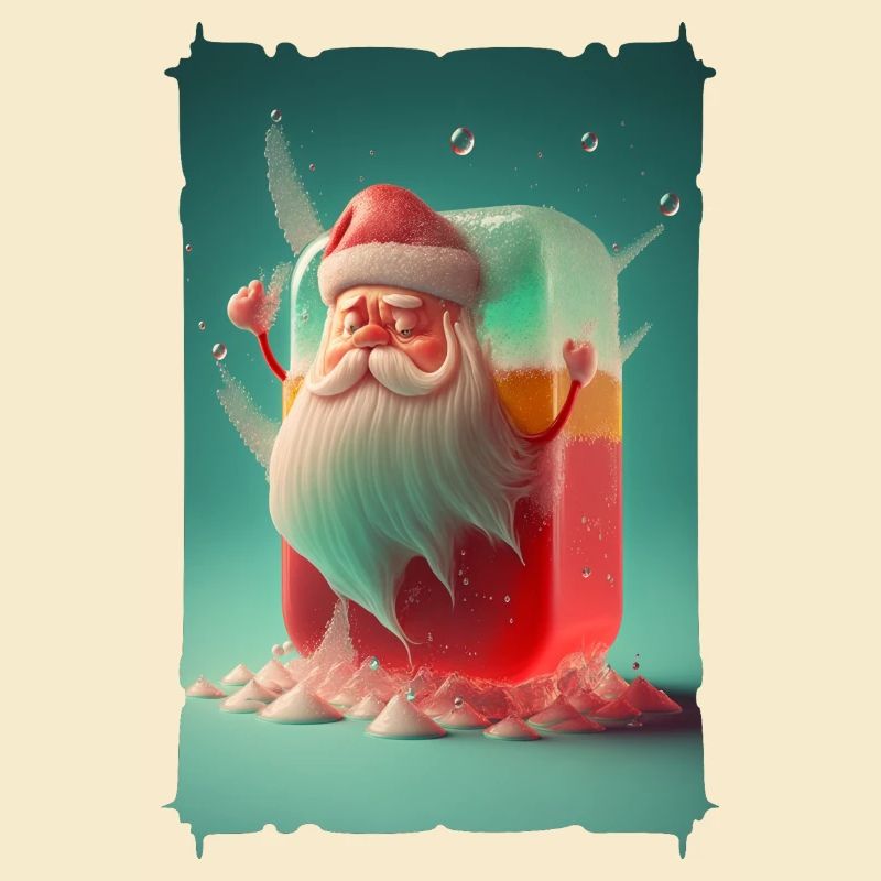 Weihnachtsmann-Gelee
