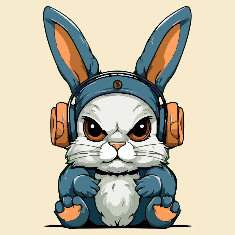 Grump the grumpy rabbit