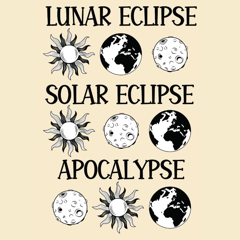 Éclipse lunaire Éclipse solaire Apocalypse