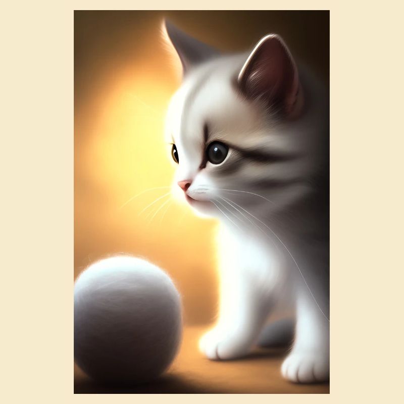 Petit bébé chat mignon