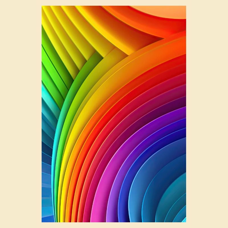 Rainbow Reverie: Impression colorée LGTBQ + Pattern Art