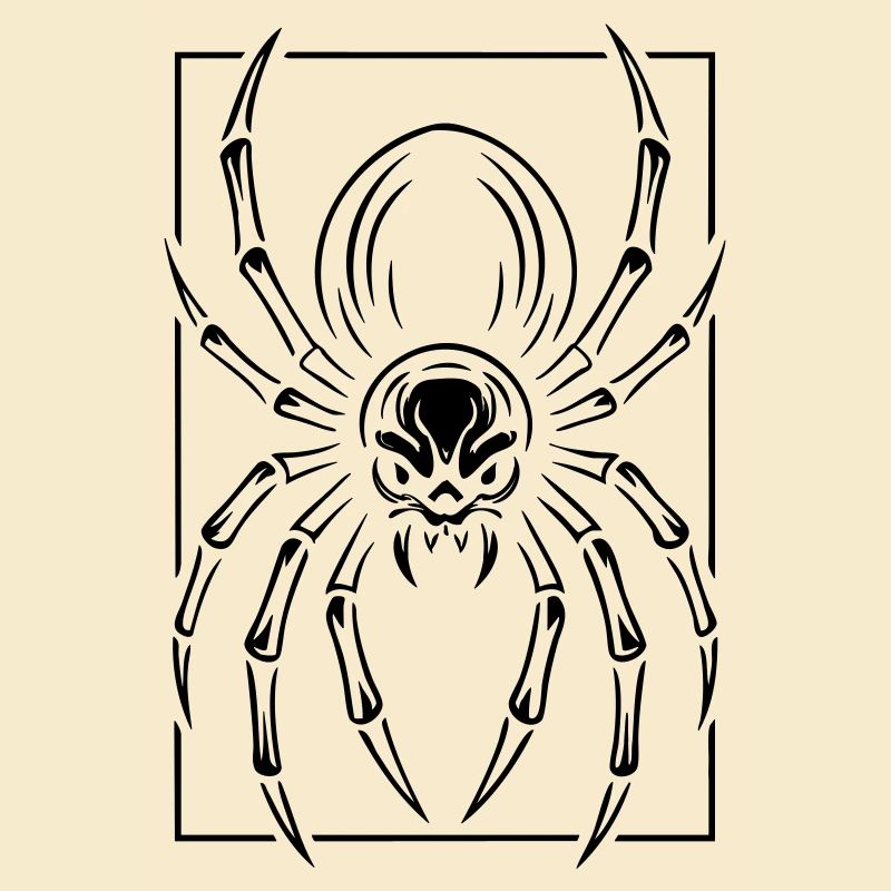 Stylized spider