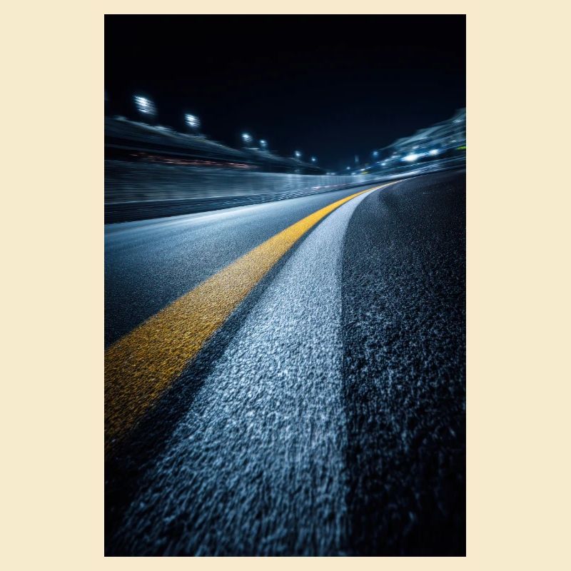 Mitternachts-Streckenhorizont