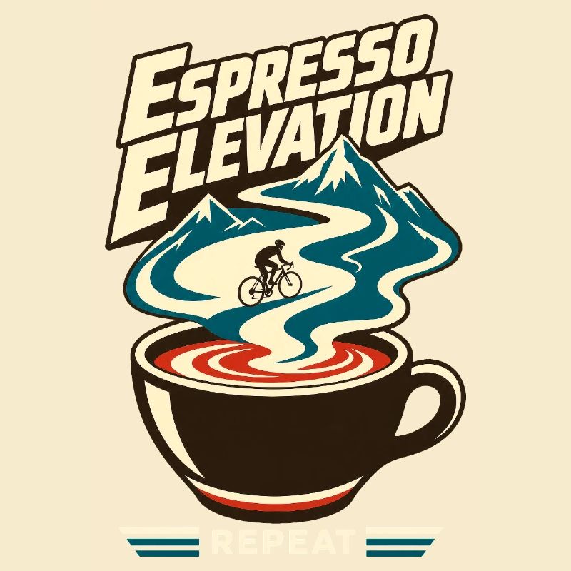 Road Cycling Espresso Elevation Mountain Climb Hum