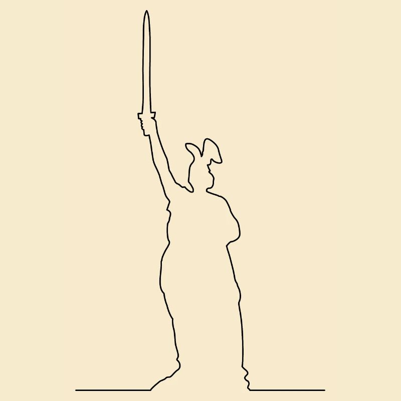 Contour du monument Hermann