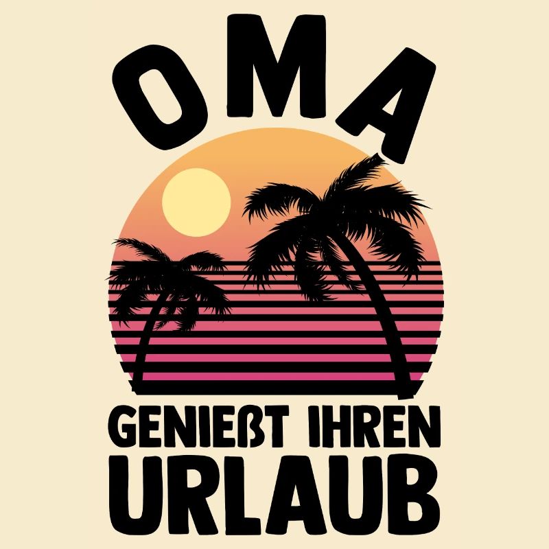 Urlaub Urlauberin Großmutter Oma