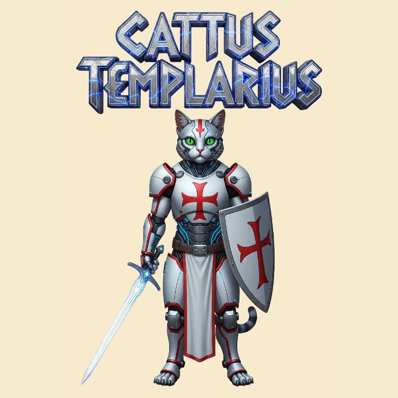 Cattus Templarius Chat Chevalier