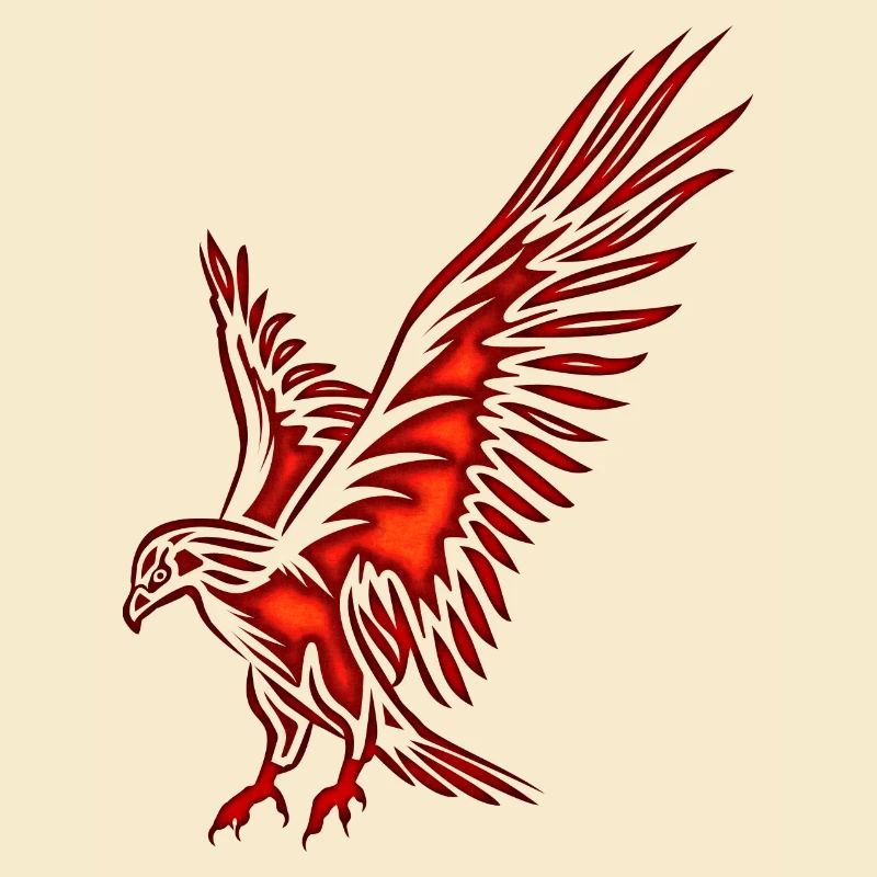 Flying Eagle, red