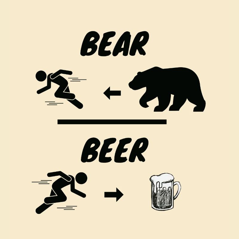 Course face à l’ours puis bière