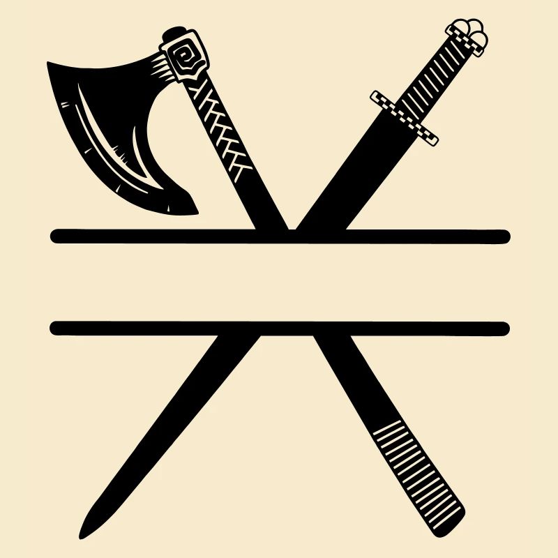 Wikinger Axt Schwert