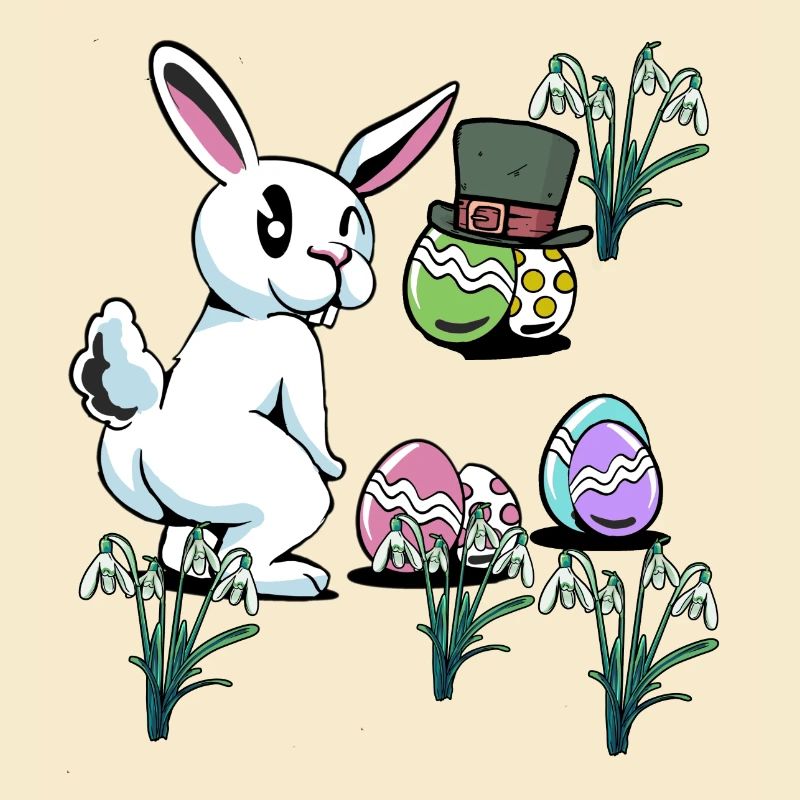 Floppy Ear Child Easter Eggs Hat Rodent Rabbit