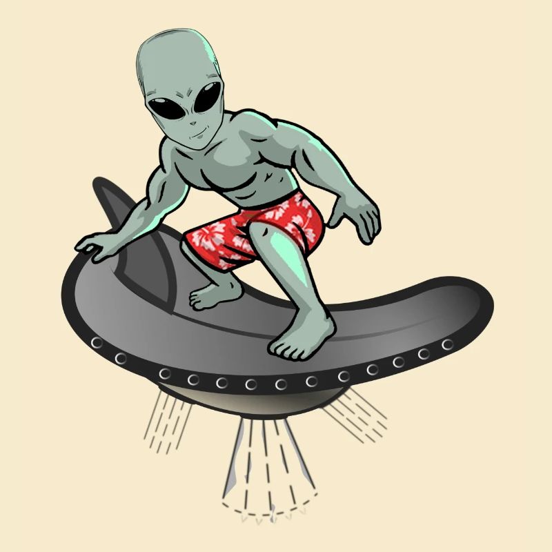 Surf extraterrestre cool
