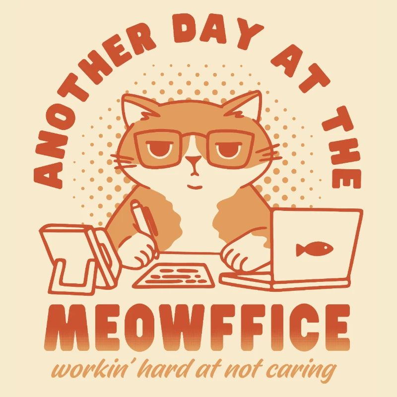 Ein weiterer Tag im Meowffice