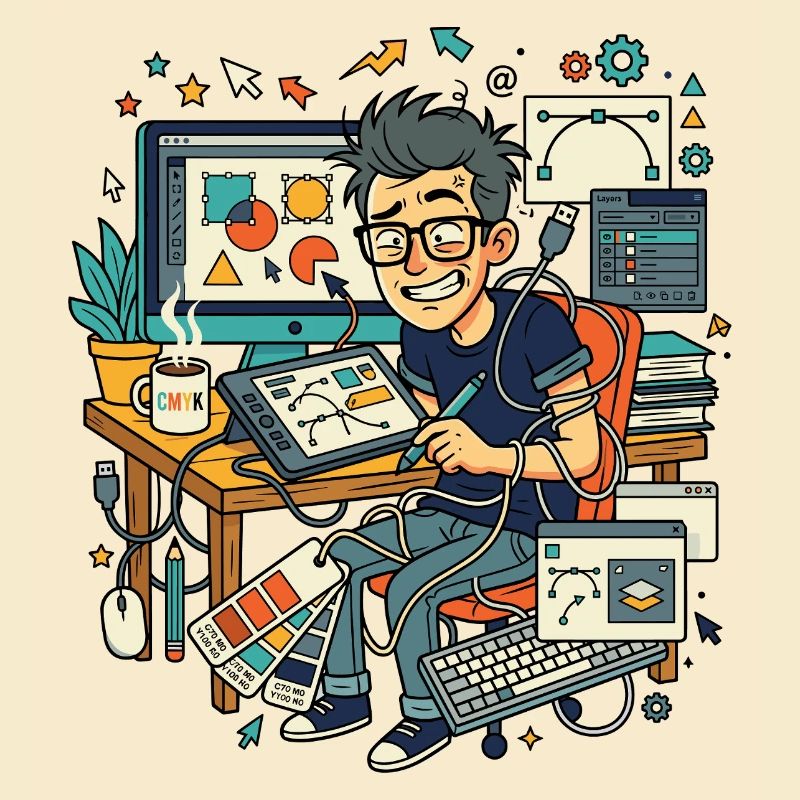 Graphic Designer Workflow Chaos
