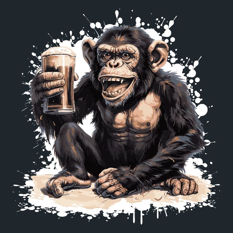 Monkey Beer Funny