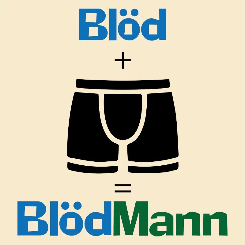 Blödmann Mann Idiot Geschenk provokant Spruch Idee