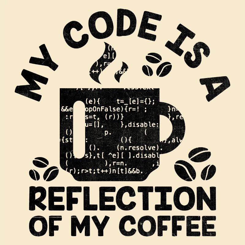 Kaffee-Codierung Programmierer Programmierer Entwickler Nerd Coff