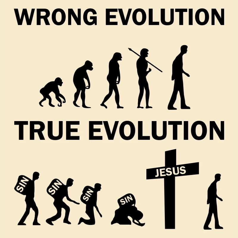 Jésus de la véritable évolution