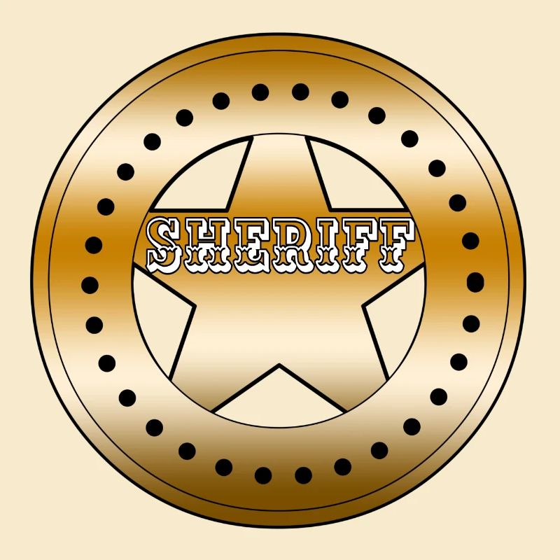 Sheriff Abzeichen Schild