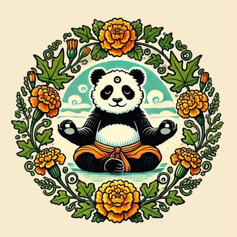 Zen Panda Bear