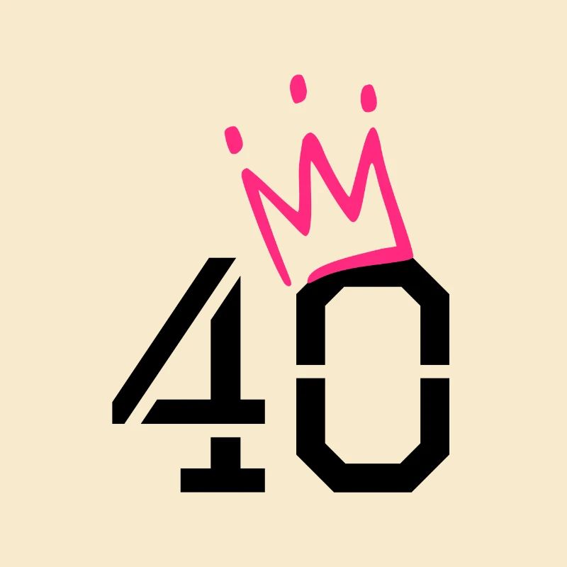 40 Krone - 40. Geburtstag