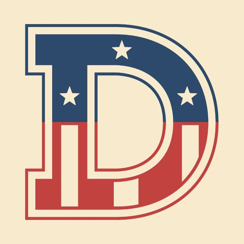 Buchstabe D USA