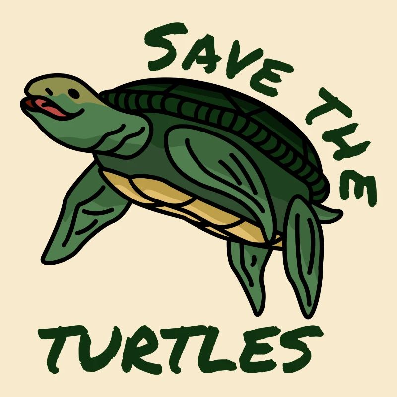 Save the turtles Help quote Environment Plastic