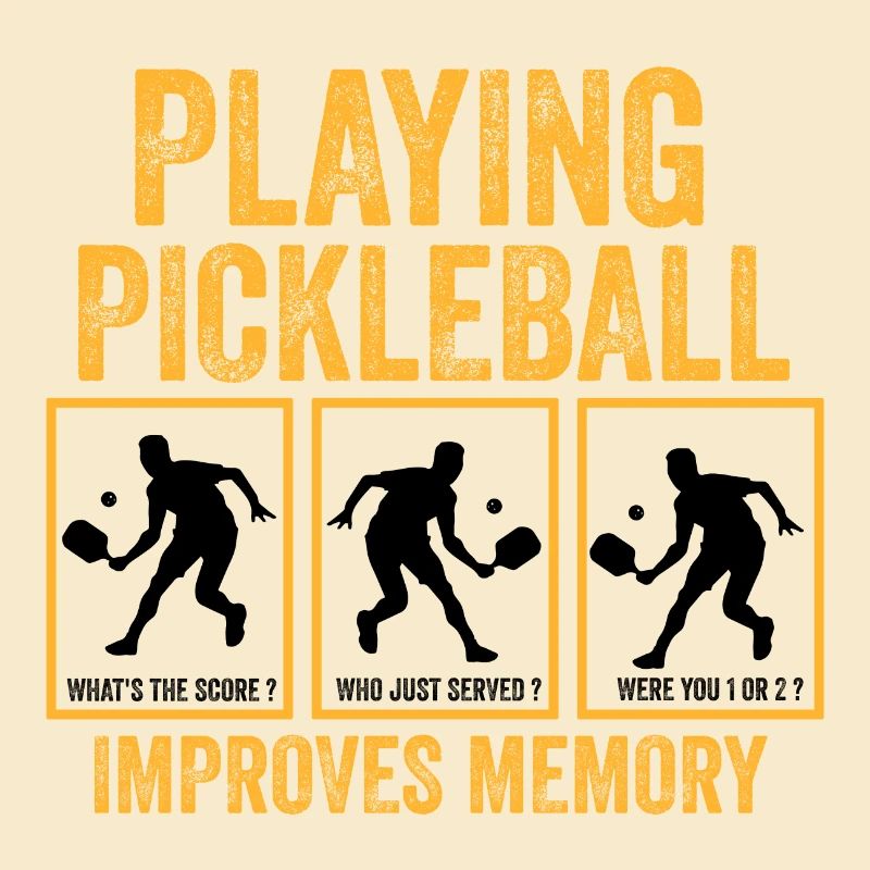playing pickleball improves memory Funny Gift