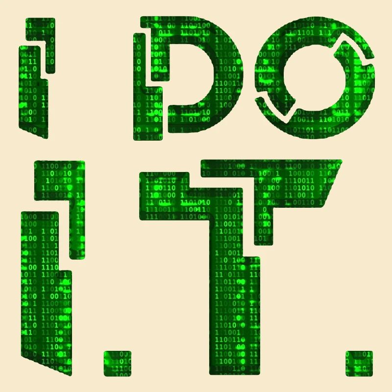 IT-Typ Unterstützung Geek Computer Computer Geek Ich tue es