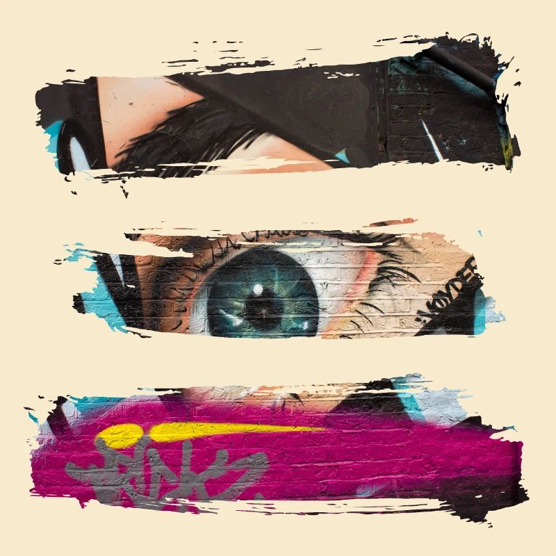 Graffiti style Splash hip hop colors painter color