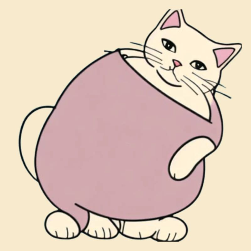 Fette Katze