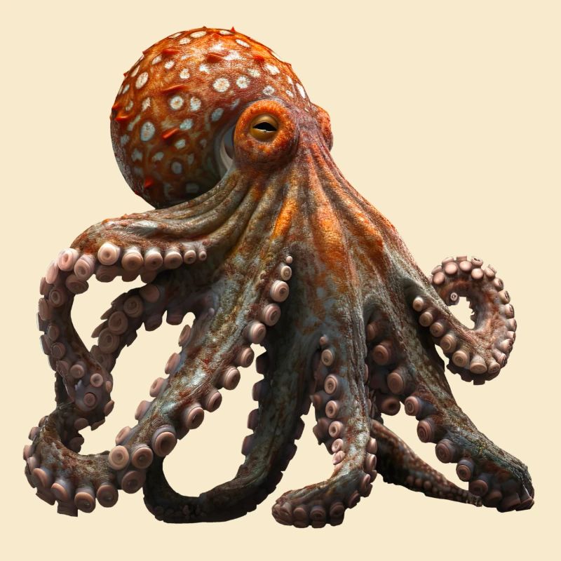 The octopus is a fascinating sea creature