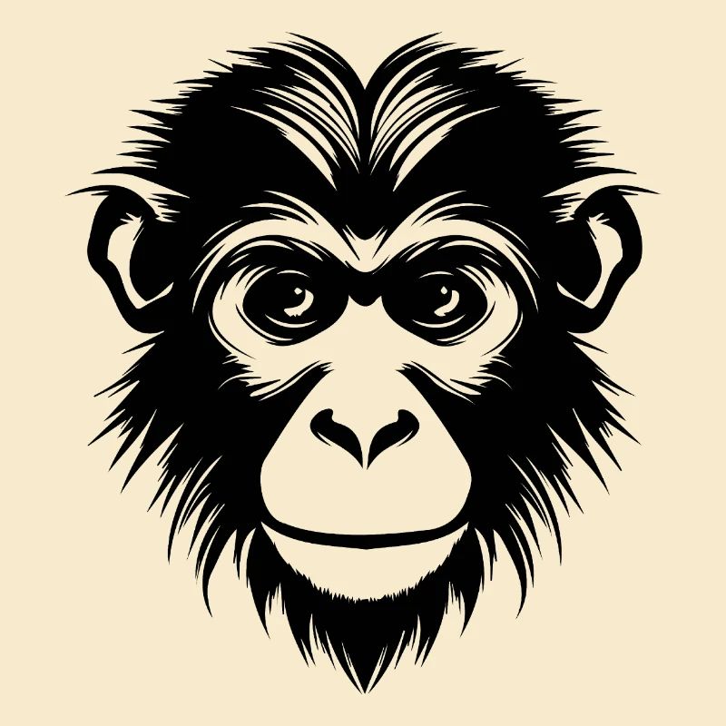 Singe Singe Visage de Singe Jungle
