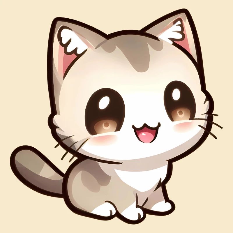 Cute little chibi cat