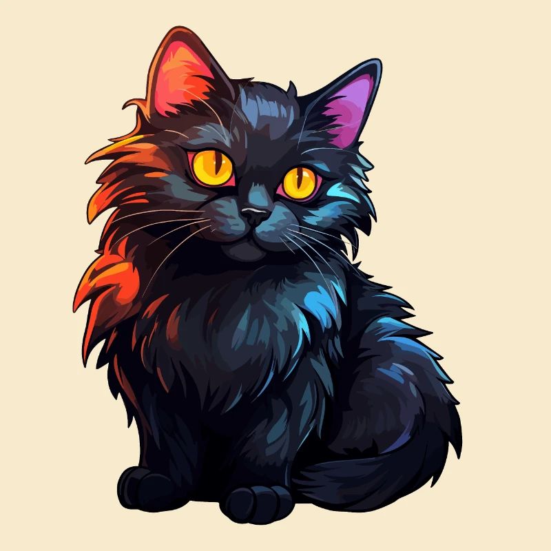 Black kitten