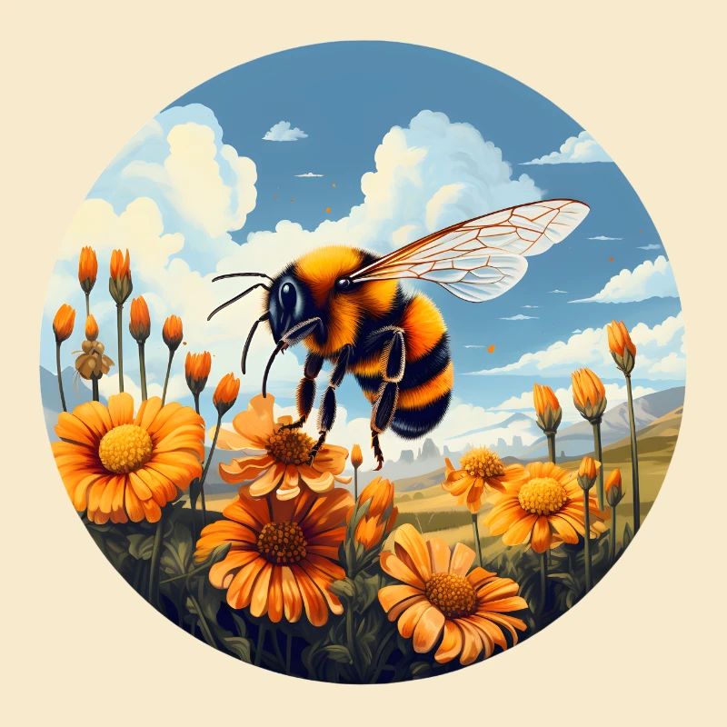 Floraison de bourdons