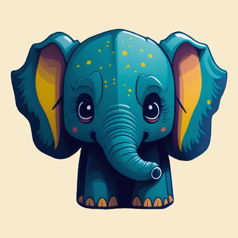 Éléphant mignon