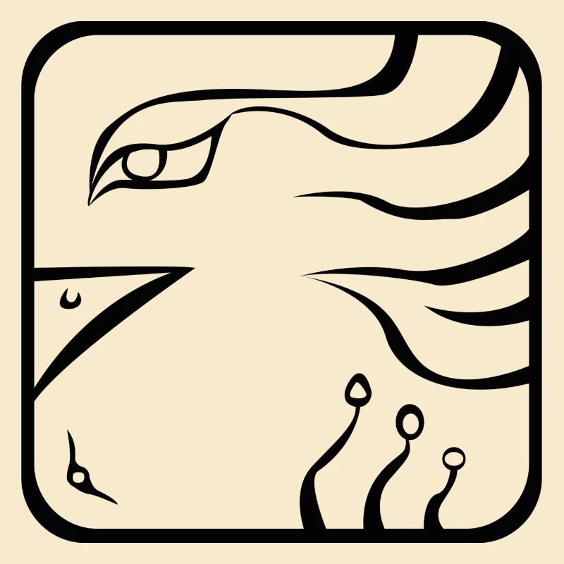 15 Kin Maya Eagle BLK