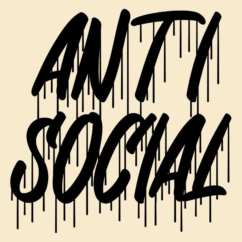 Conception de logo de graffiti antisocial