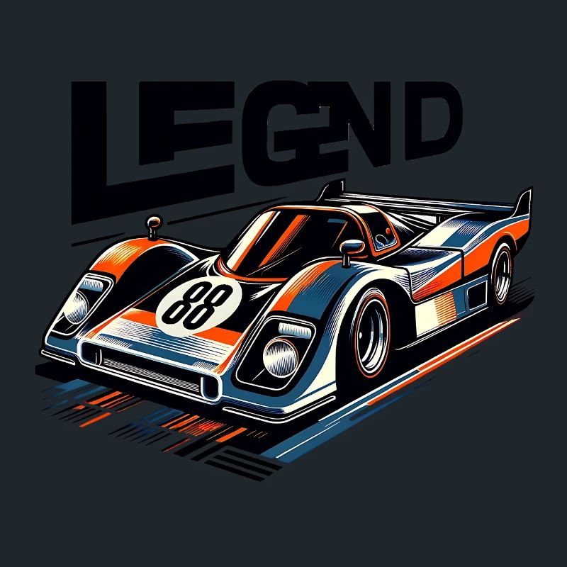 Speed Legend : Design de voiture de course dynamique