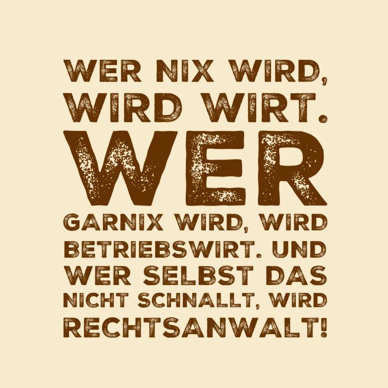wer garnix wird