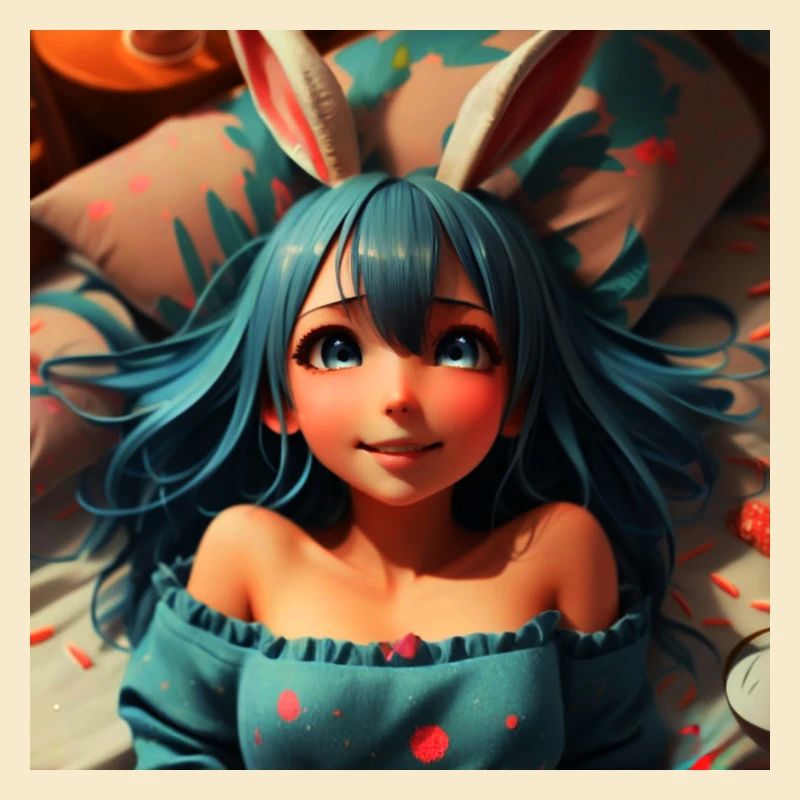 Cute Rabbit Lady