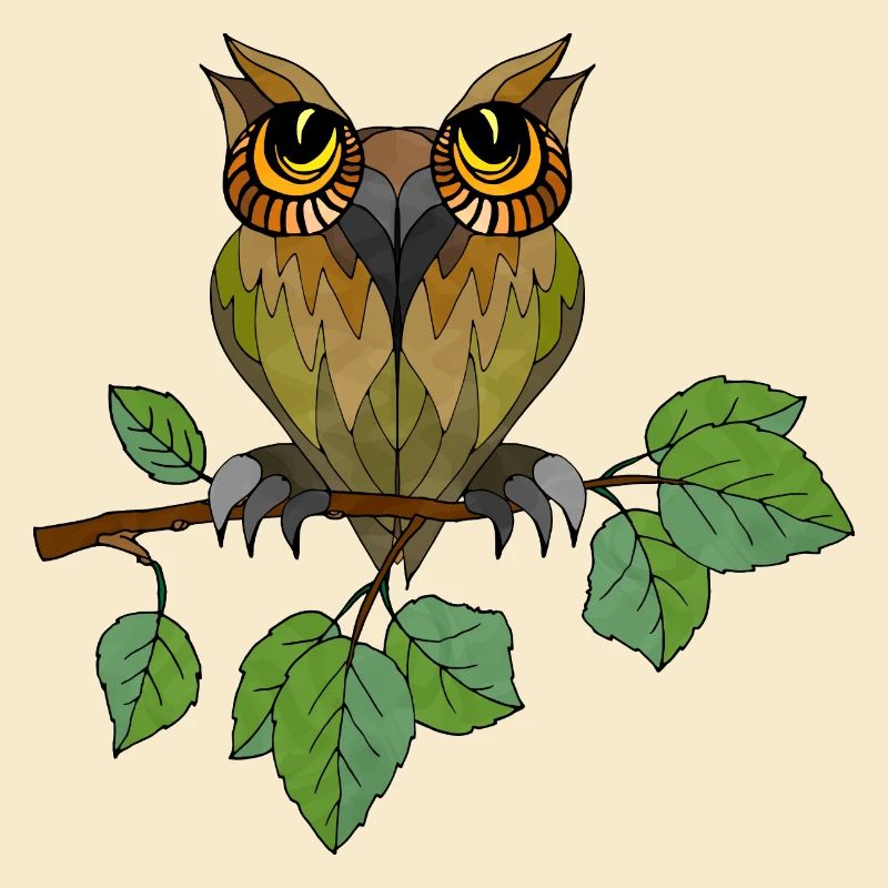 Bunter Vogel