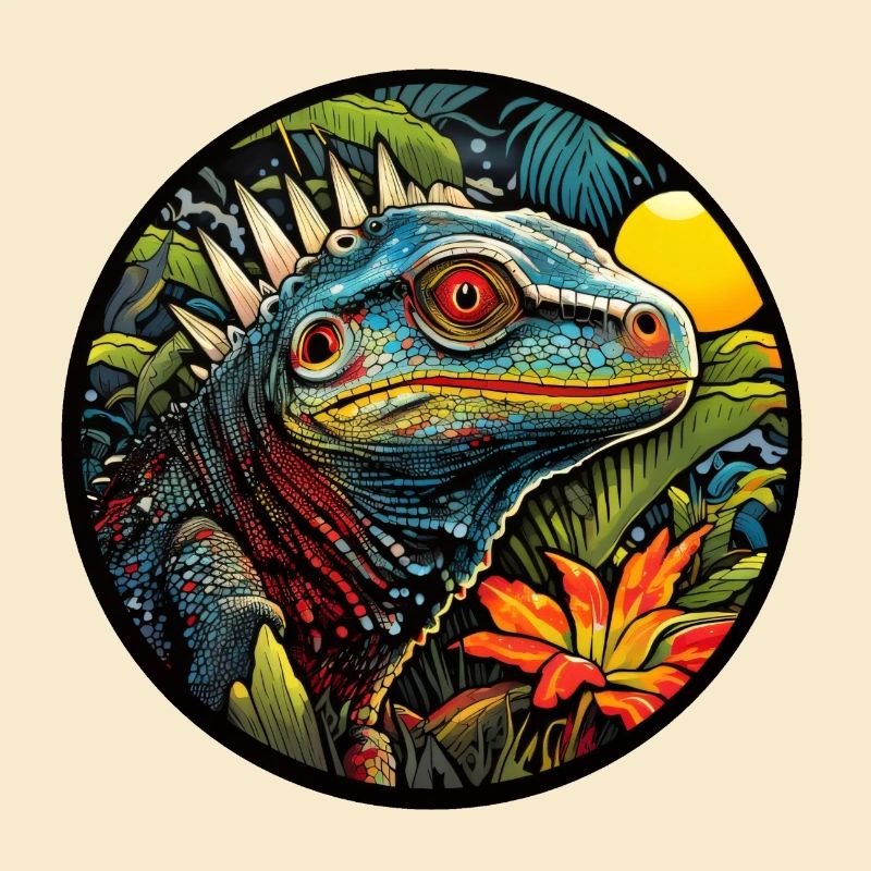 Lizard in the jungle