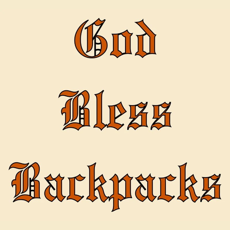 GodBlessSacs à dos
