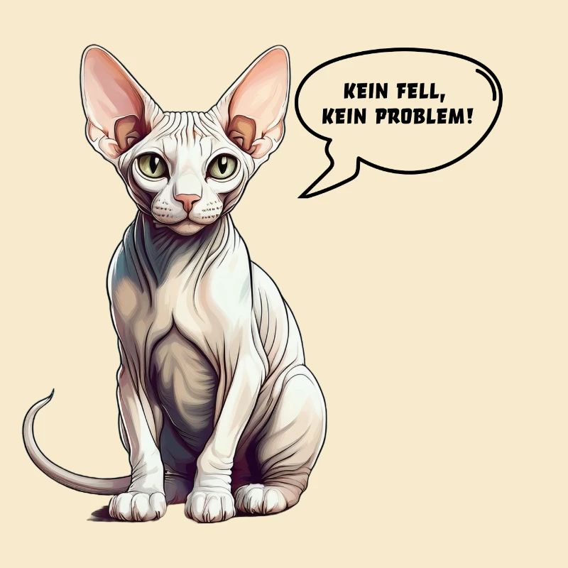 Sphynx Cat No Fur, No Problem