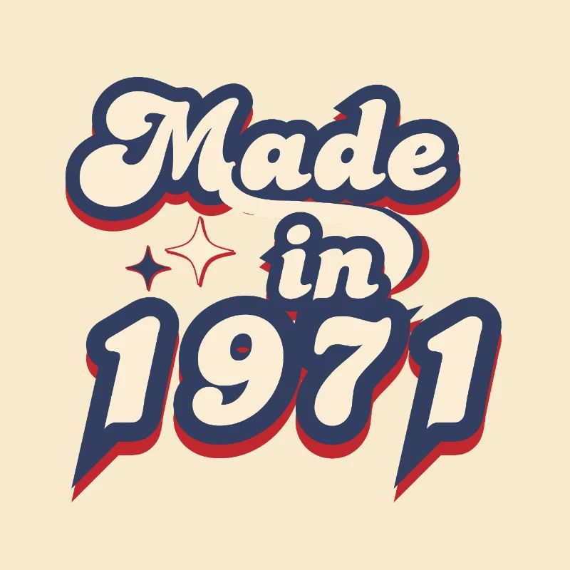 Made in 1971 Retro