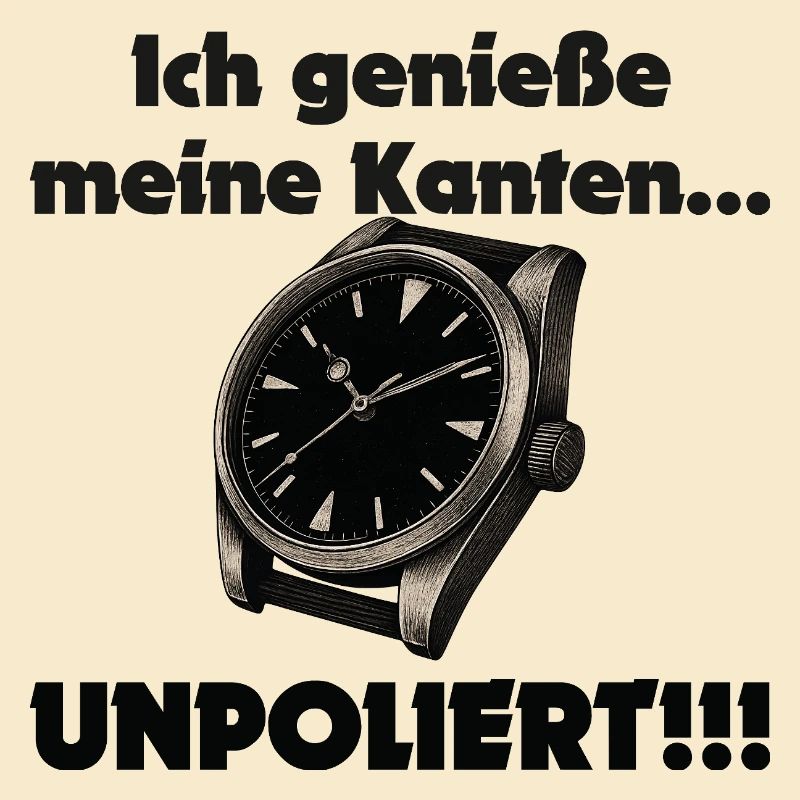 J’aime mes bords non polis ! Conception d’horloge