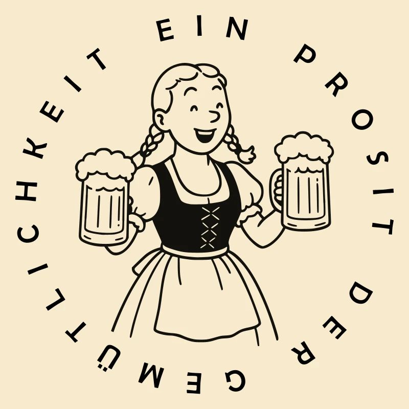 Bier Mädchen - Ein Prosit der Gemütlichkeit