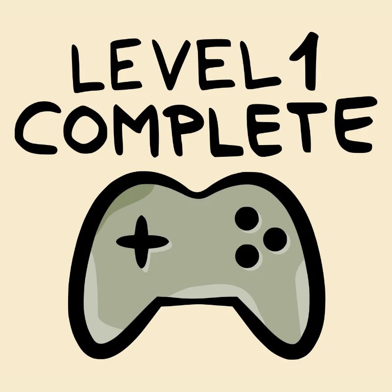 Level 1 complete 1 birthday game console